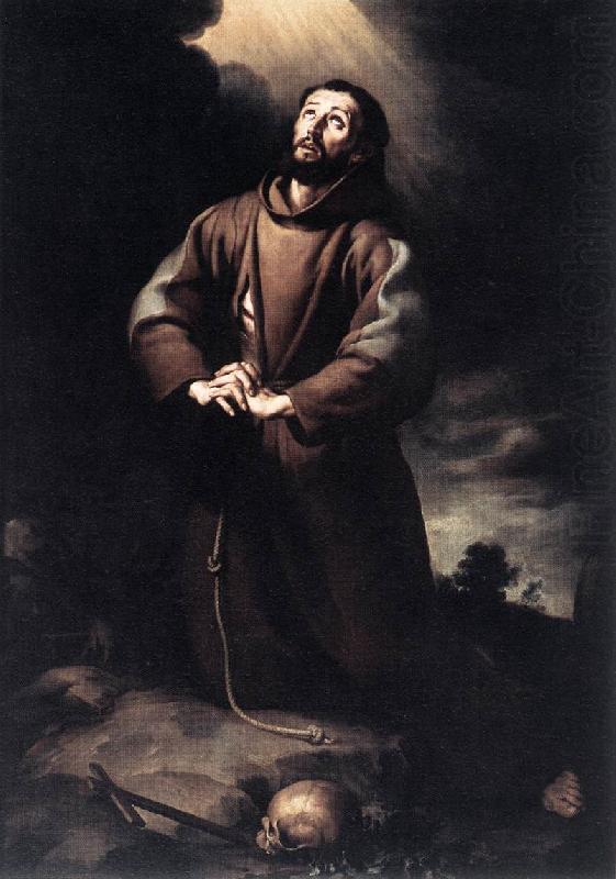 MURILLO, Bartolome Esteban St Francis of Assisi at Prayer sg china oil painting image